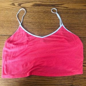 Pink Aeropostale Cropped Tank Top